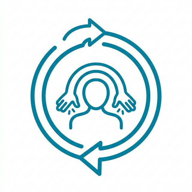 マッサージ繰り返しアイコン