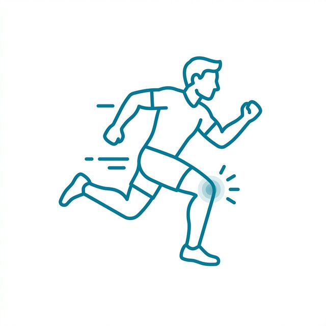 スポーツ中の痛みアイコン