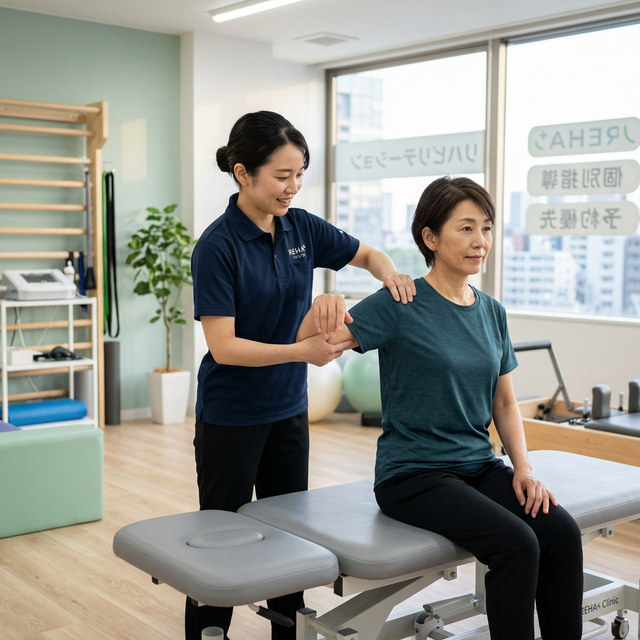 治療院ME RIGHTでの自費リハビリ風景